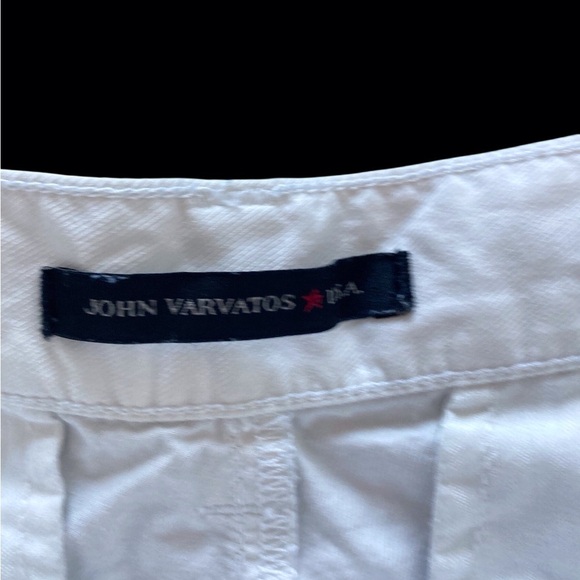 John Varvatos White Cotton Shorts Men’s 28 Menswear Designer Summer Luxury - Picture 4 of 7